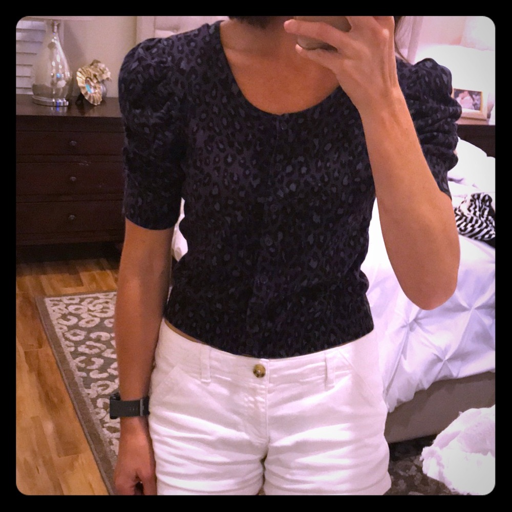 Cheetah print sweater